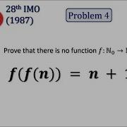 IMO 1987 Problem 4 Fun Algebra Problem Explained In 2 Minutes
