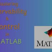 Mastering Observability Control In MATLAB