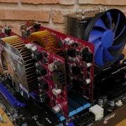 SLI 2x9800GT две древние карты спустя 10 лет