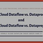 Google Cloud Dataflow Cheat Sheet Part 5 Cloud Dataflow Vs Dataproc And Dataflow Vs Dataprep