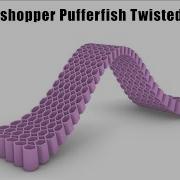 Grasshopper Pufferfish Twisted Box