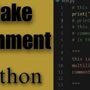 Python Tutorial How To Make Comments In Python For Beginners