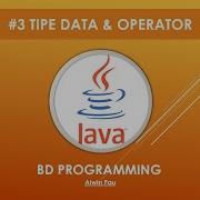 3 Tipe Data Dan Operator Java Netbeans
