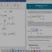 Probability And Statistics Lesson 18 Cumulative Distribution Function Of Exponential Density