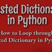 PYTHON TUTORIAL NESTED DICTIONARY IN PYTHON HOW TO LOOP THROUGH NESTED DICTIONARIES IN PYTHON