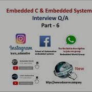 Embedded C Interview Q A Part 6 Embedded World Embedded C