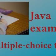 Create A Multiple Choice Test Java Example