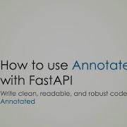How To Use Annotated With FastAPI Python Typing API Web Development