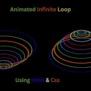 How To Create Animated Infinite Loop Animation Using Html Css Curve Animation Using Css