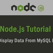 Node JS Tutorial Fetch Display Data From MySQL Database
