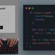 ASMR Programming Counting Process In HTML CSS JavaScript No Talking