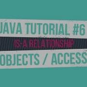 Java Tutorial 6 Objects