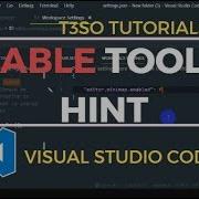 How To Disable Tooltip Hint In Visual Studio Code