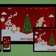 Animated Christmas Website Using HTML CSS And JavaScript