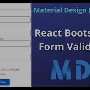 React Material Design Bootstrap 5 Form Validation Part 1