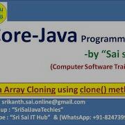 Java Array Cloning Using Clone Method Java Arrays Java Clone Method Java Object 448