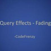 JQuery Effects Fading
