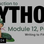 Python Module 12 Writing To Files Spring 2024