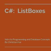 C ListBox