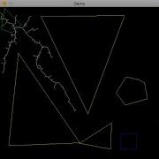 Basic RRT Rapidly Exploring Random Tree Demo