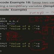 Pseudo Code Examples