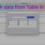 How To Search Data From JTable In Java NetBeans