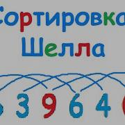 Сортировка Шелла на С