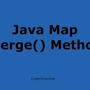 Java Map Merge Method