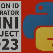 Python Mini Project Random I D Generator 2023