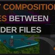 How To Copy Composition Nodes From One Blender File To Another Shorts