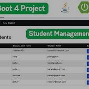 Spring Boot 4 Project Spring Boot Web Application Student Management System Java Project 2026