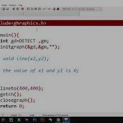 Lineto Function In C Graphics Graphics Tutorial 11