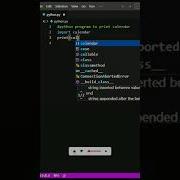 Python Program To Print Calendar Python Programming Coding Shortsaday Calendar Subscribe Like