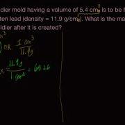 Density Practice Problem 3