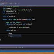 C Windows 8 Tutorial 4 A Token Class