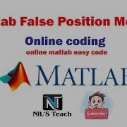 Matlab False Position Method Easy Code Matlab Matlab Code