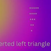 Inverted Left Triangle Pattern In Java Reverse Left Triangle Pattern In Java