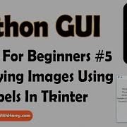 Displaying Images Using Label Python Tkinter GUI Tutorial In Hindi 5