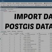 HOW TO ADD DATA INTO POSTGIS DATABASE