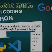 Python Inverted Triangle Top Heavy Triangle Pattern Problem Logic Build