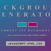 JavaScript Tutorial For Beginners Background Gradient Generator Using JavaScript