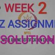 NPTEL Programming Data Structures And Algorithms Using Python Week 2 Quiz Solutions