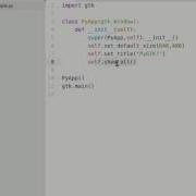 PyGtk Tutorial Window