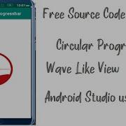 How To Create Animated Progress Bar In Android Studio Wave Loading View