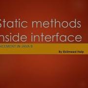 Static Method Inside Interface Java 4