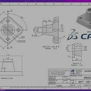 CATIA V5 DRAFTING EXERCISE BRACKET BASIC DETAIL DRAWING TITLE BLOCK TO PRINT SETUP PDF