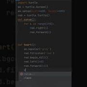 Make A Heart Using Python Turtle Shorts Python Turtle Heart