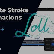 Create Stroke Animations Dash Arrays Self Drawing Text And Offset SVGator