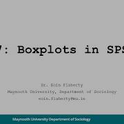 Boxplots In SPSS
