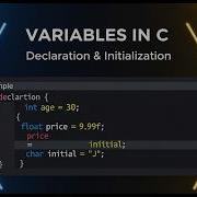 Variables In C Declaration Initialization With Practical Example